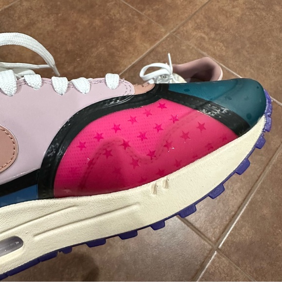 Nike Air Max 1 PRM Plum Fog Fossil Rose - Picture 11 of 13